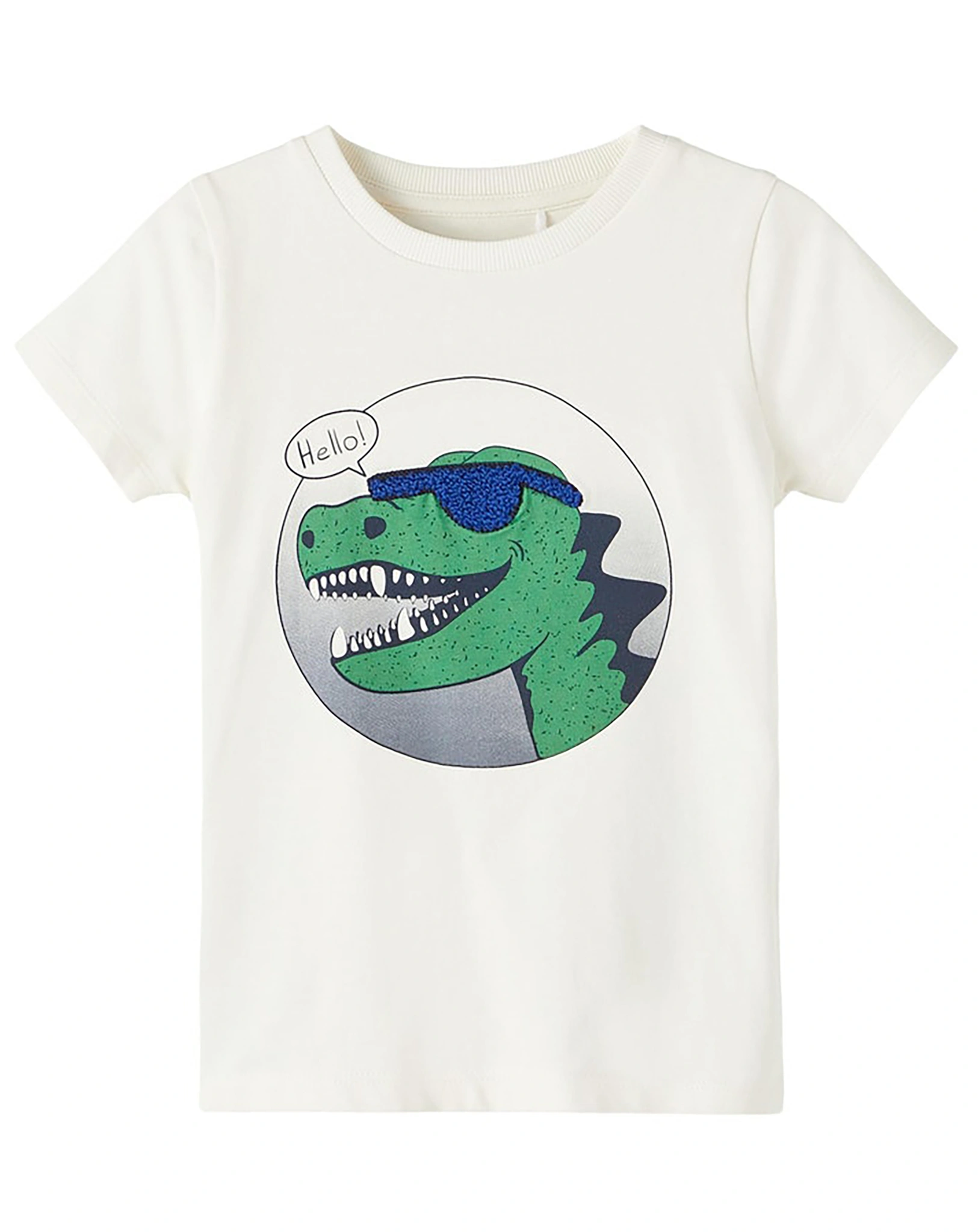 T-Shirt NMMHENNE - HELLO in jet stream