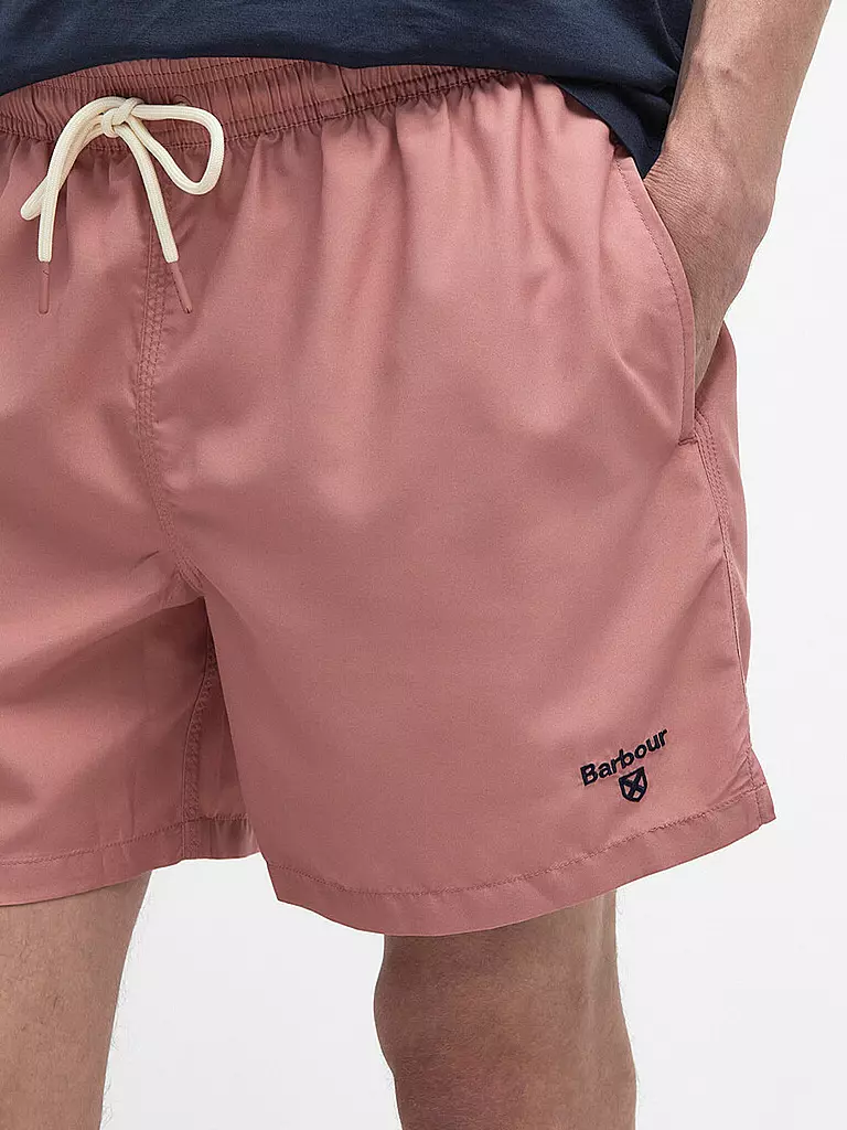 BARBOUR Badeshorts STAPLE rosa