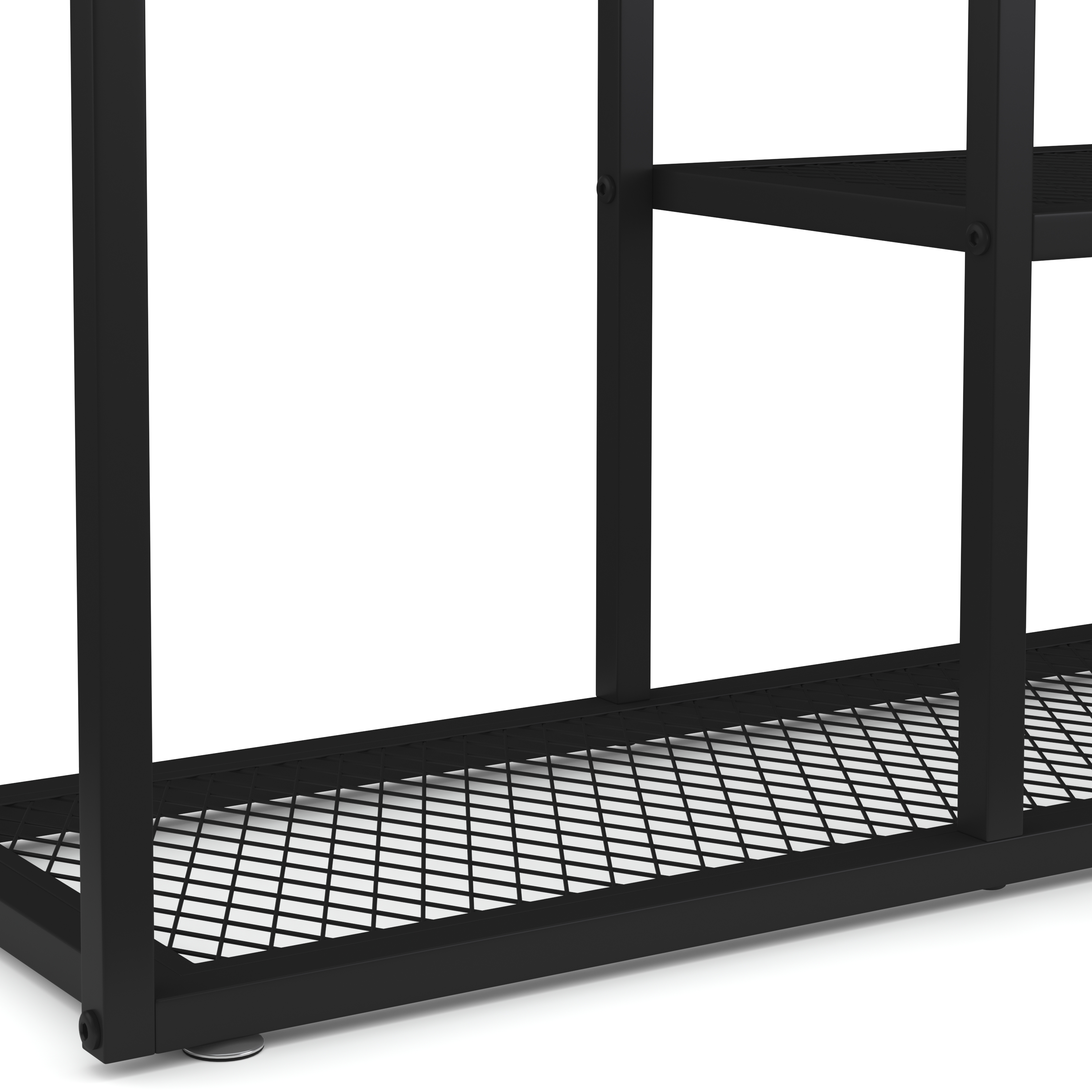 Pflanzenregal 91 x 25 x 83 cm schwarz