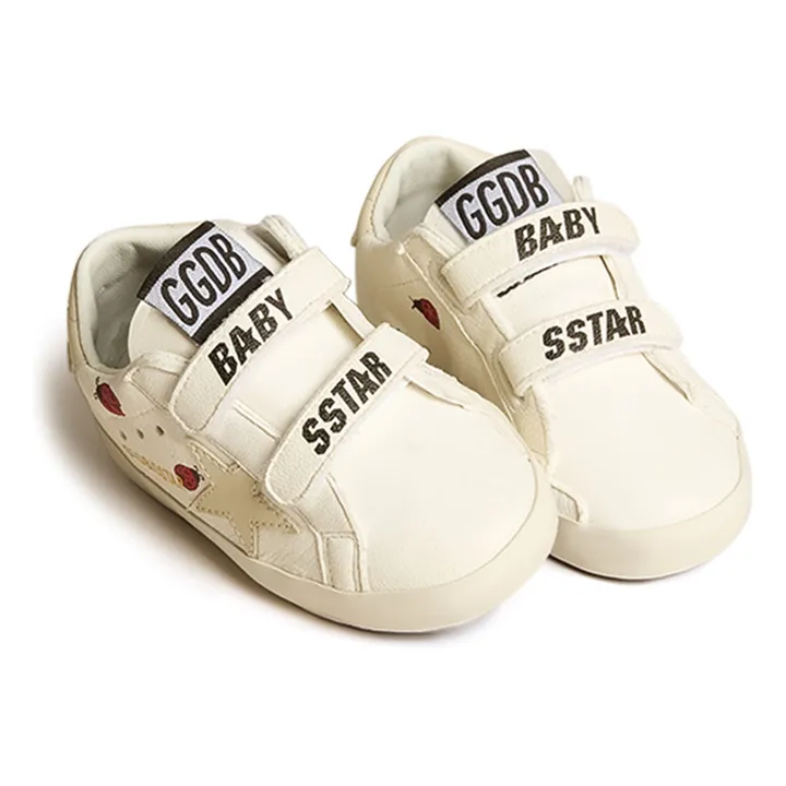 Golden Goose Baskets Scratchs Baby School Coccinelle | Crème