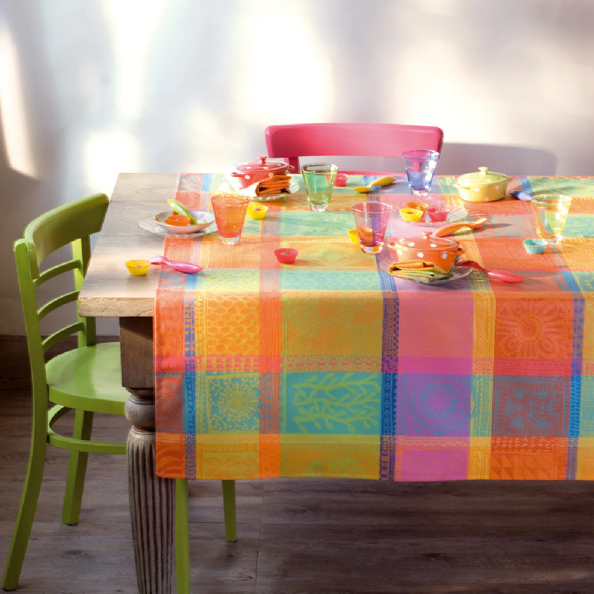 Nappe ronde pur coton Diam. 180 cm Garnier Thiebaut