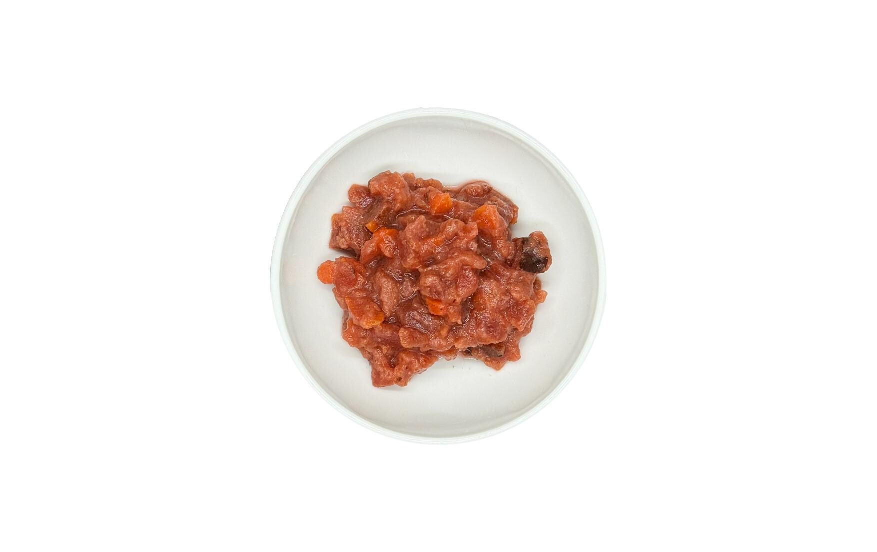 Nassfutter SteamCooked Topping Red, 200 gErgänzungsfuttermittel für ausgewachsene Hunde