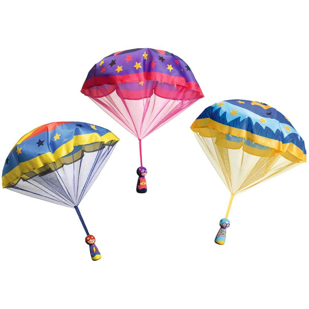 Djeco speelfiguur parachutist - assorti