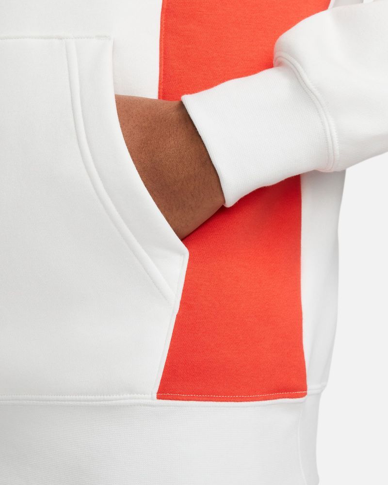 Sweat à capuche Nike Sportswear Air Blanc & Rouge pour homme