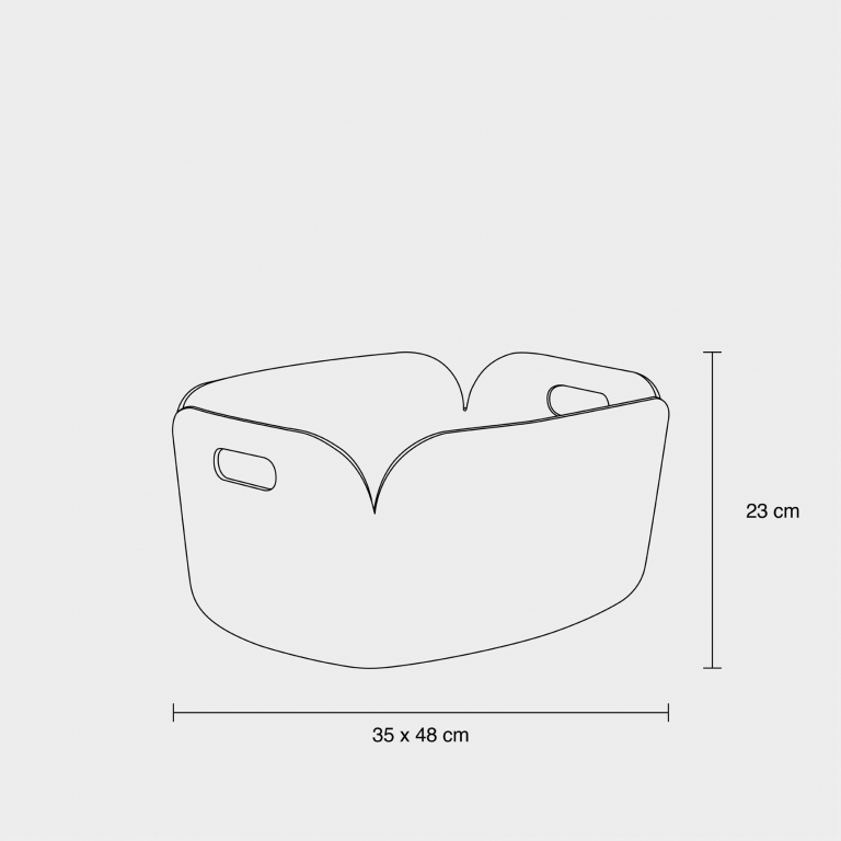 Muuto Restore opbergmand 48x35 grijs