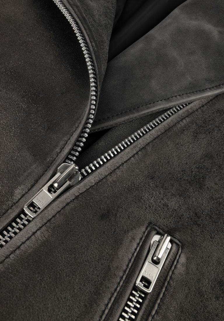 MODSTR\u00D6M grijze modstr&ouml;m leren jas hullamd jacket