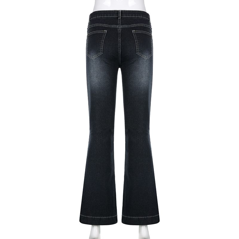 Honet - Lage taille bootcut jeans