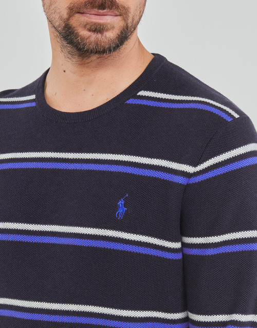 Polo Ralph Lauren - LSTXTSTRCNPP-LONG SLEEVE-PULLOVER Marino / Azul / Gris