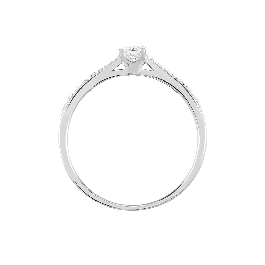 Bague Solitaire Hemera Or Blanc Diamant