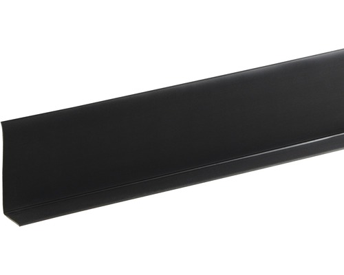 Plint KU006 zwart zelfklevend 15 x 50 x 15000 mm