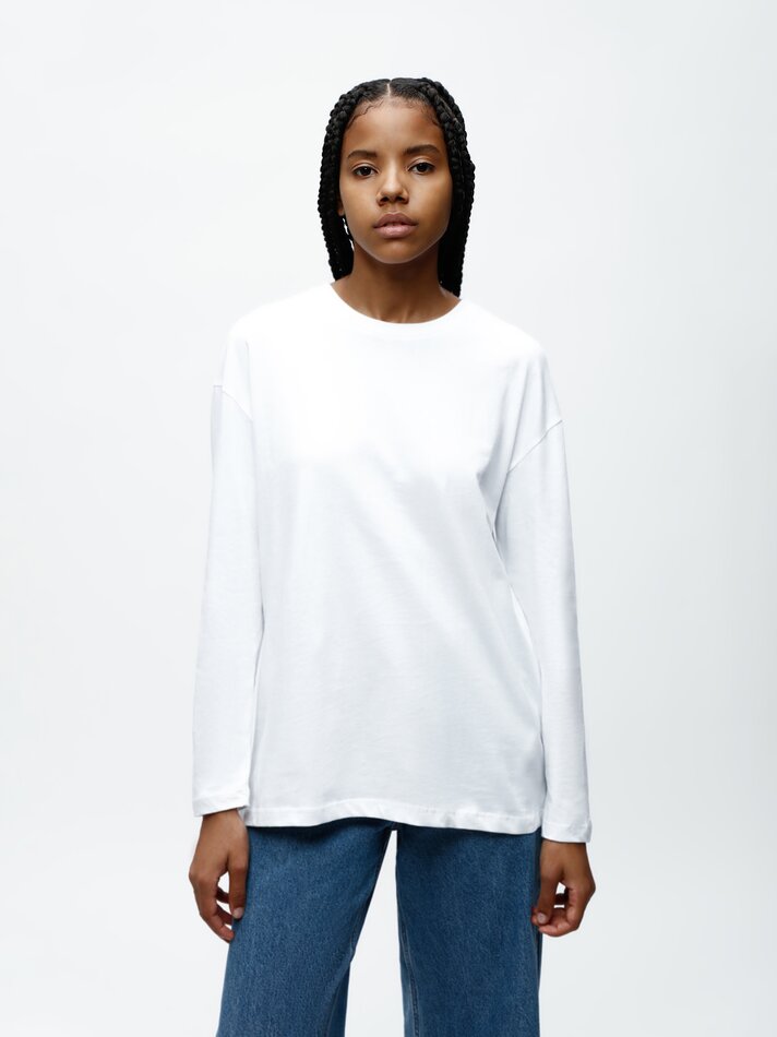 Camiseta oversized - Branca
