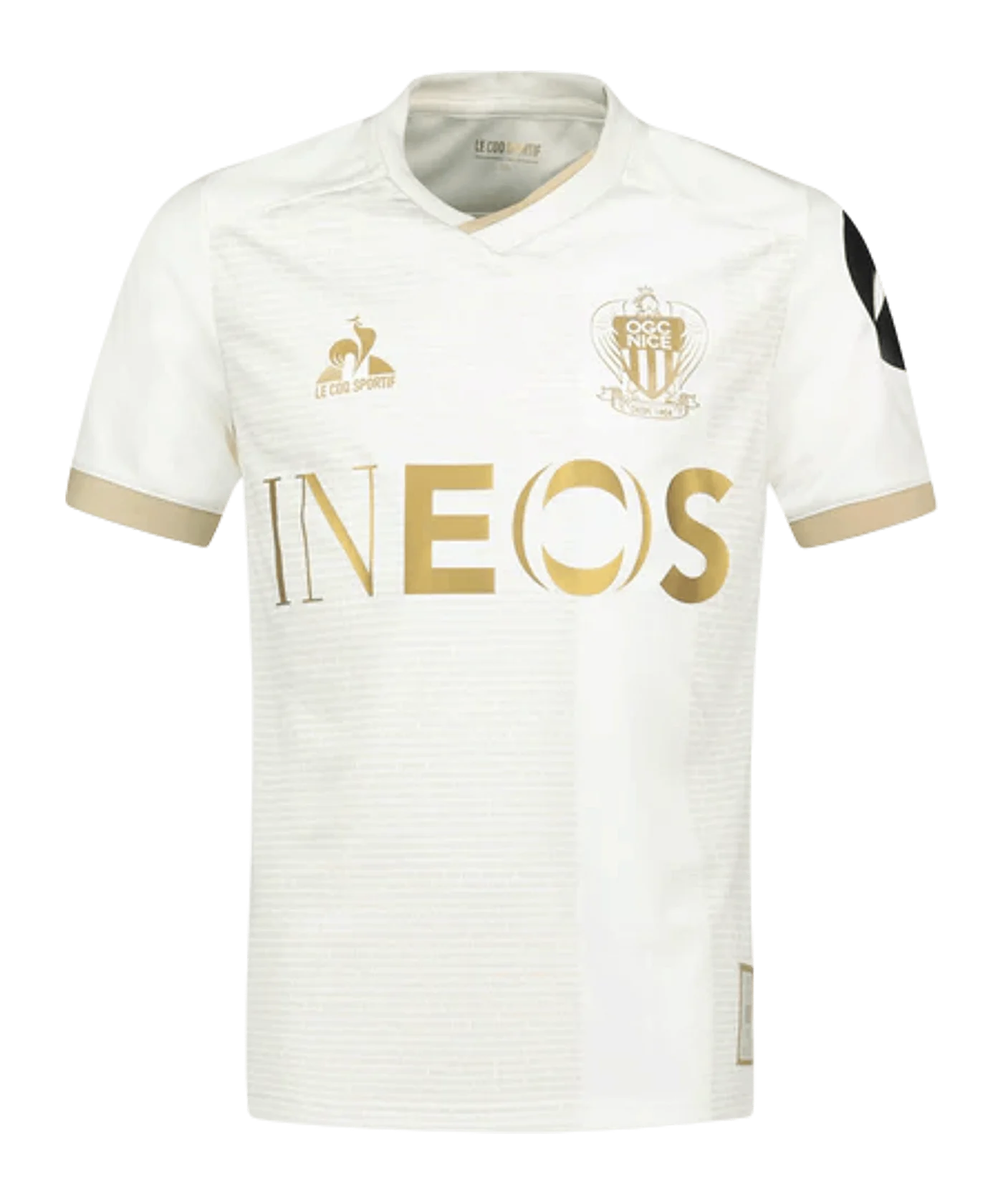 Le Coq Sportif OGC Nizza Trikot Away 2024/2025 Kids Weiss