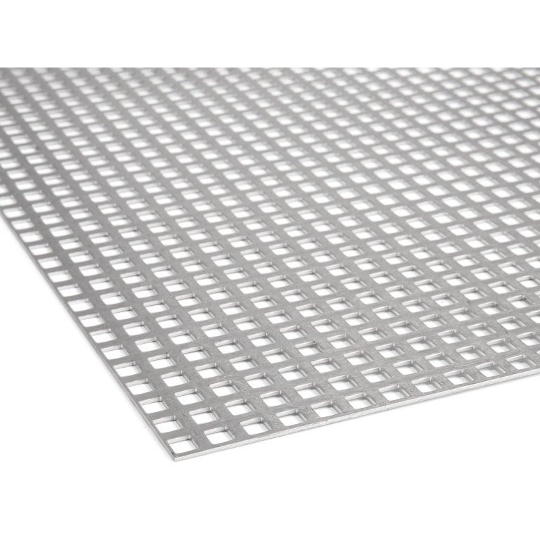 Aluminium Quadratloch, gerade (Zuschnitt möglich)
