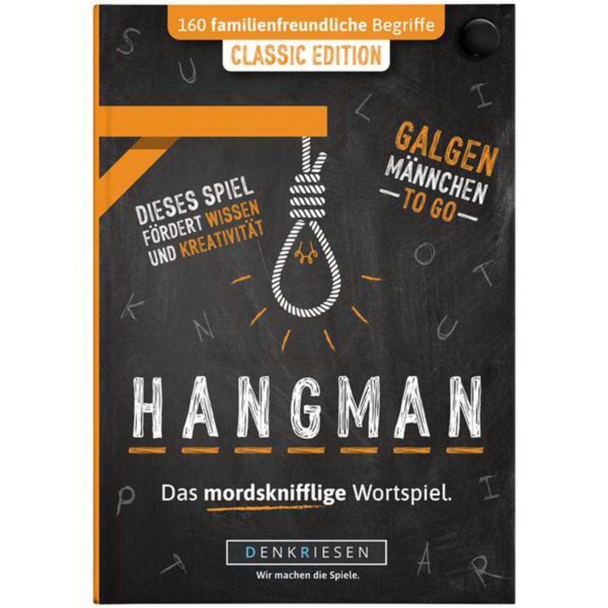 Denkriesen Spielware HANGMAN Classic Edition (Galgenmaennchen To Go)