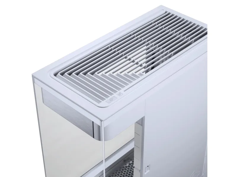 Phanteks Evolv Series X2 - Mid tower - udvidet ATX - sidepanel med vindue (hærdet glas) - ingen strømforsyning (ATX) - sølvhvid - USB/Lyd