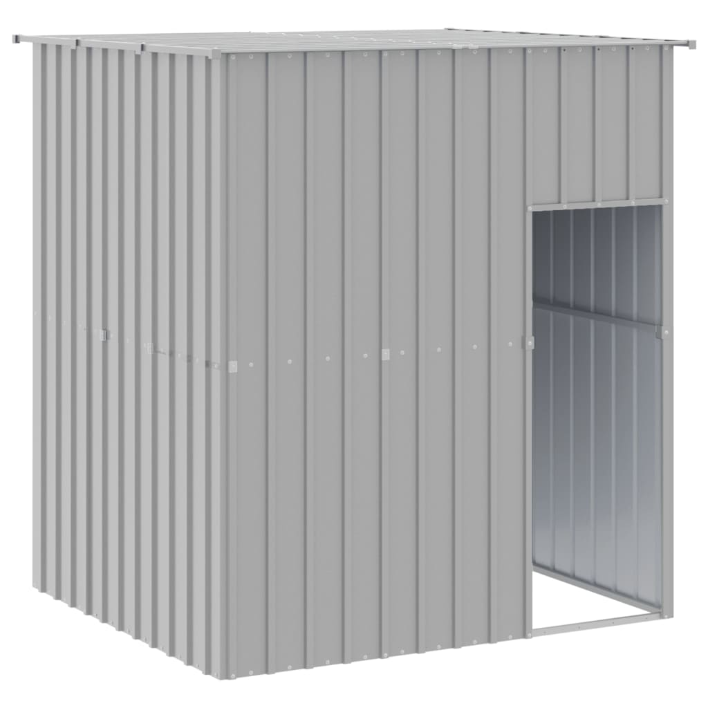 Niche pour chien avec toit gris clair 165x153x181 cm