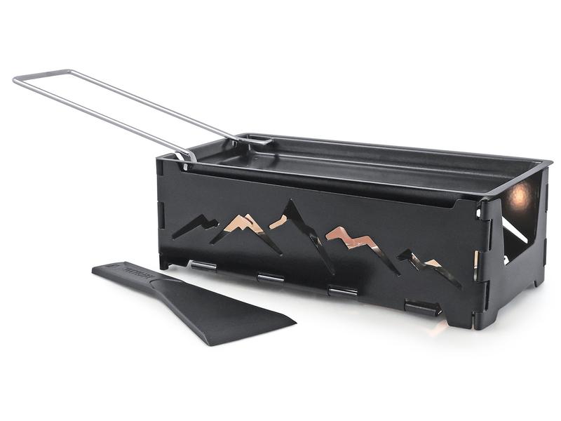 Swissmar Teelicht-Raclette Schwarz Faltbares Raclette