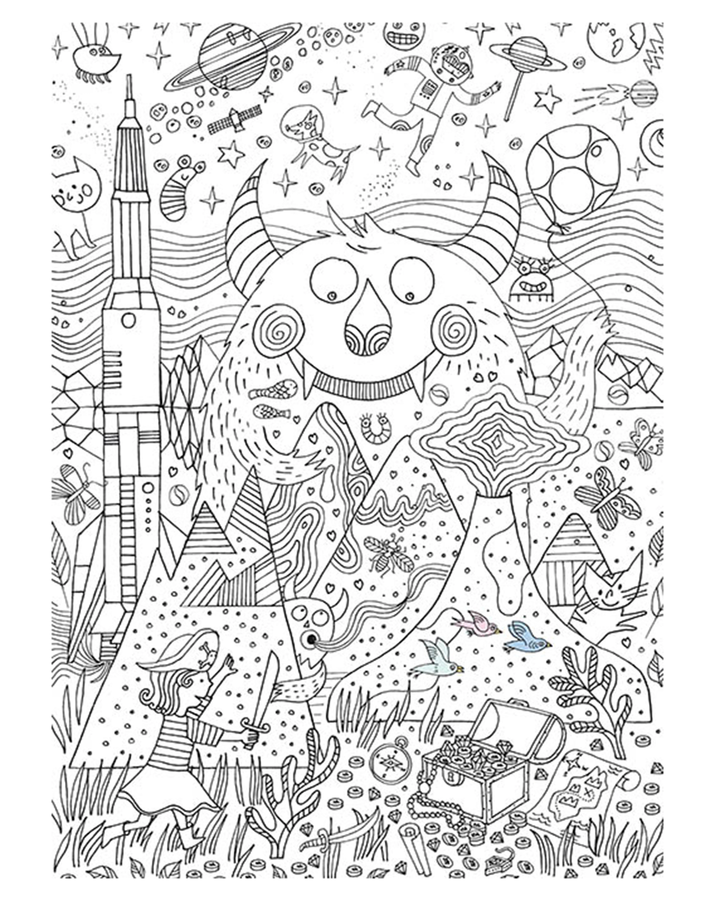 Poster COLOURING ACTIVITY (50x70cm)