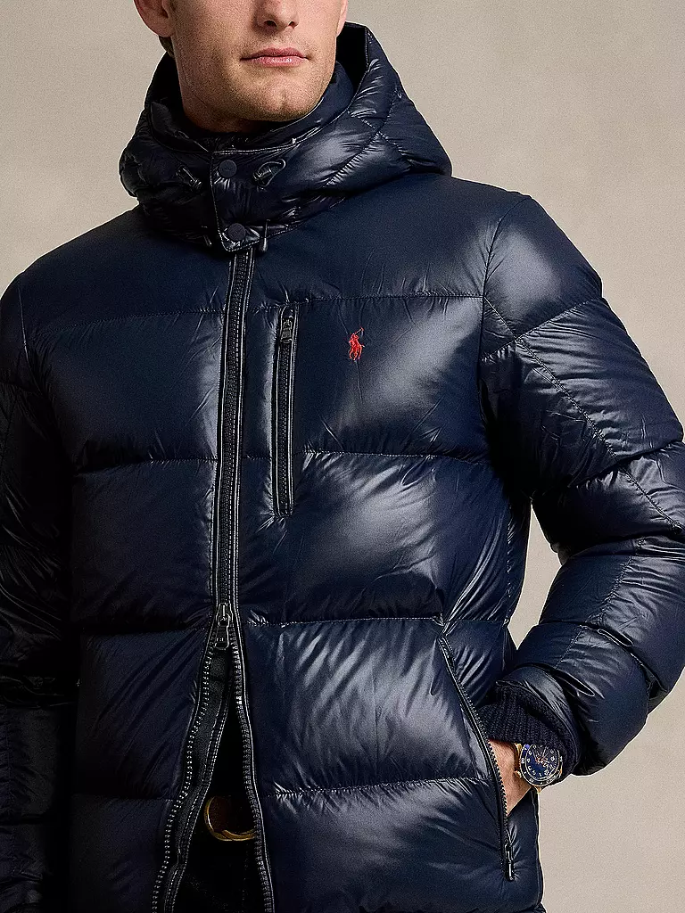 POLO RALPH LAUREN Daunensteppjacke dunkelblau