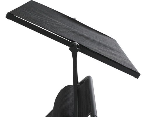 Siena Garden Comfort kampeerligstoel, antraciet