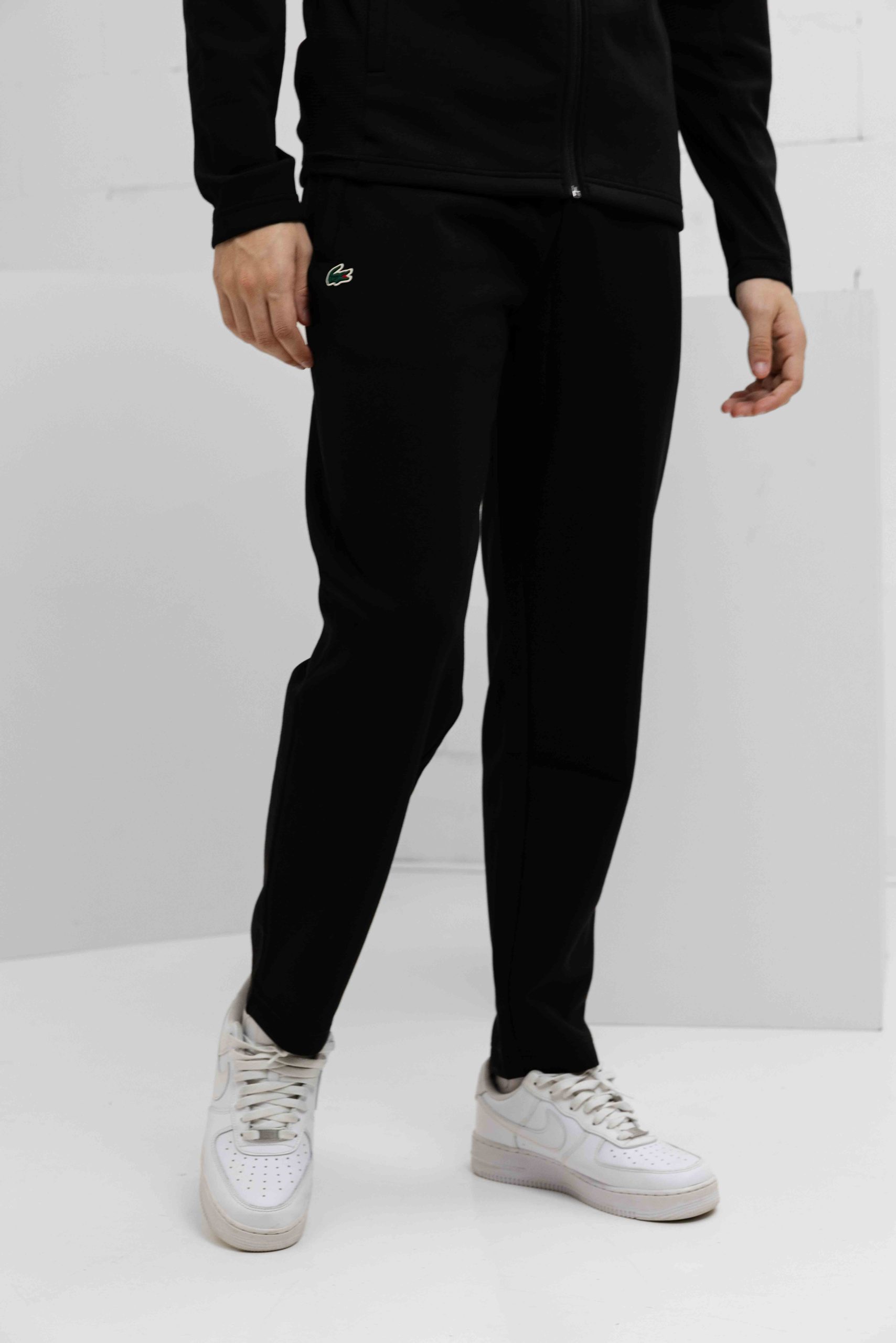 Lacoste Sport Hooded Trainingspak Heren Zwart
