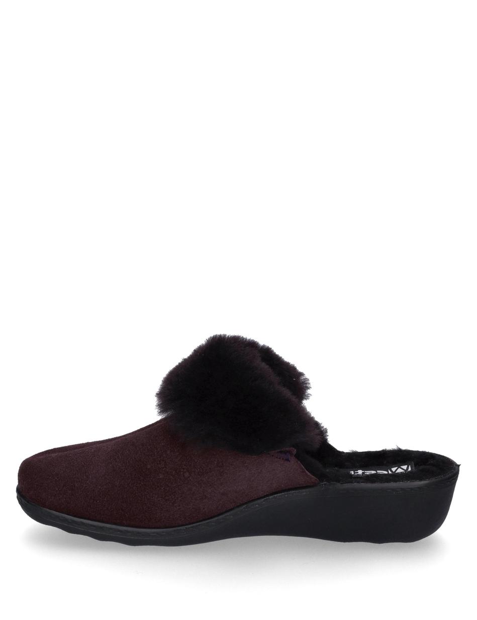 Hausschuh Avignon 306, aubergine