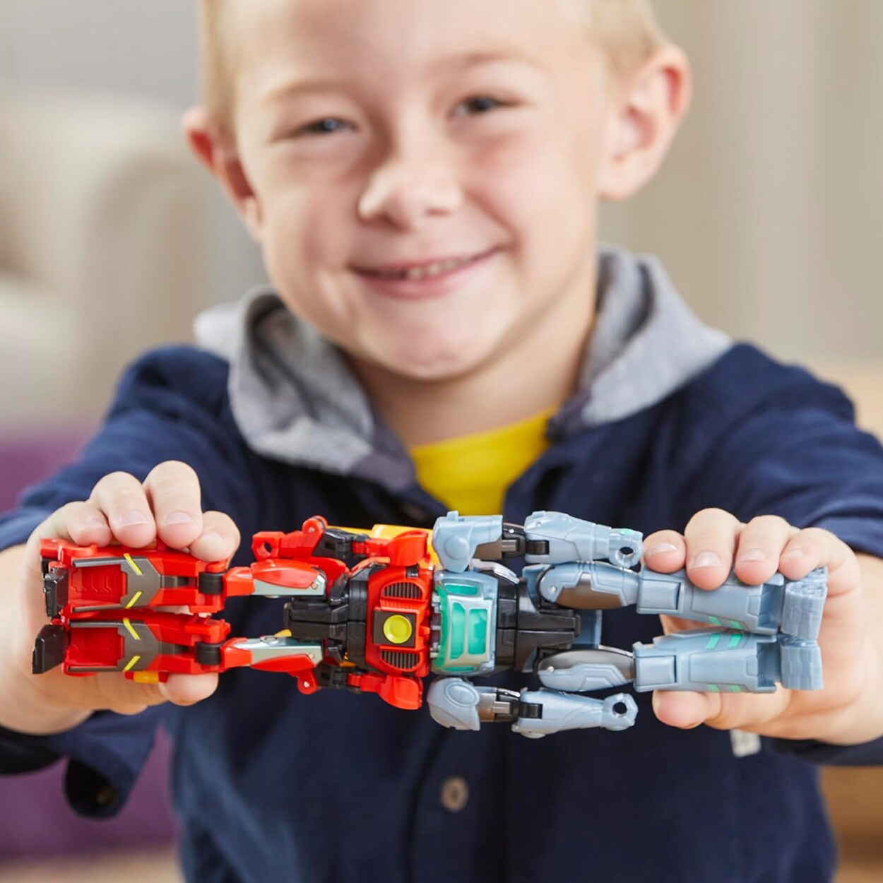 Hasbro Transformers EarthSpark Cyber-Combiner Mehrfarbig Spielfigur