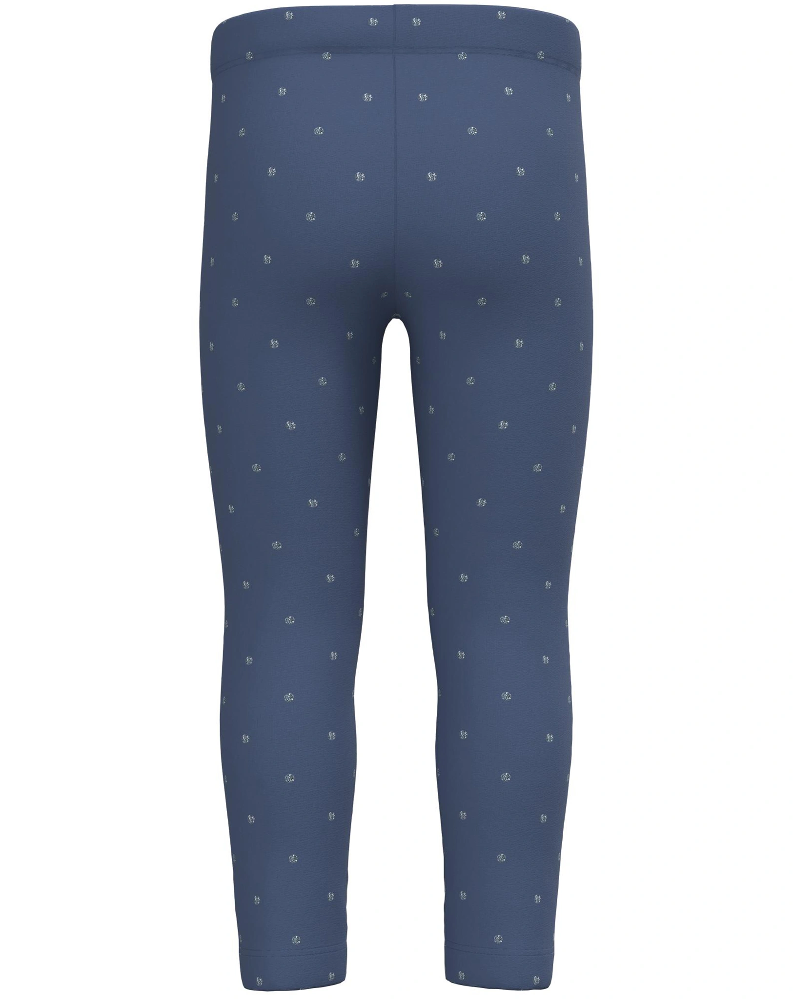 Jersey-Leggings NMFVIVIAN GLITTER in bijou blue