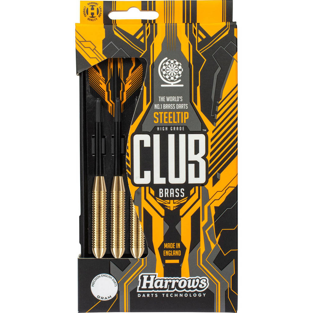 Club Brass steeltip dartpijlen (24 gram)