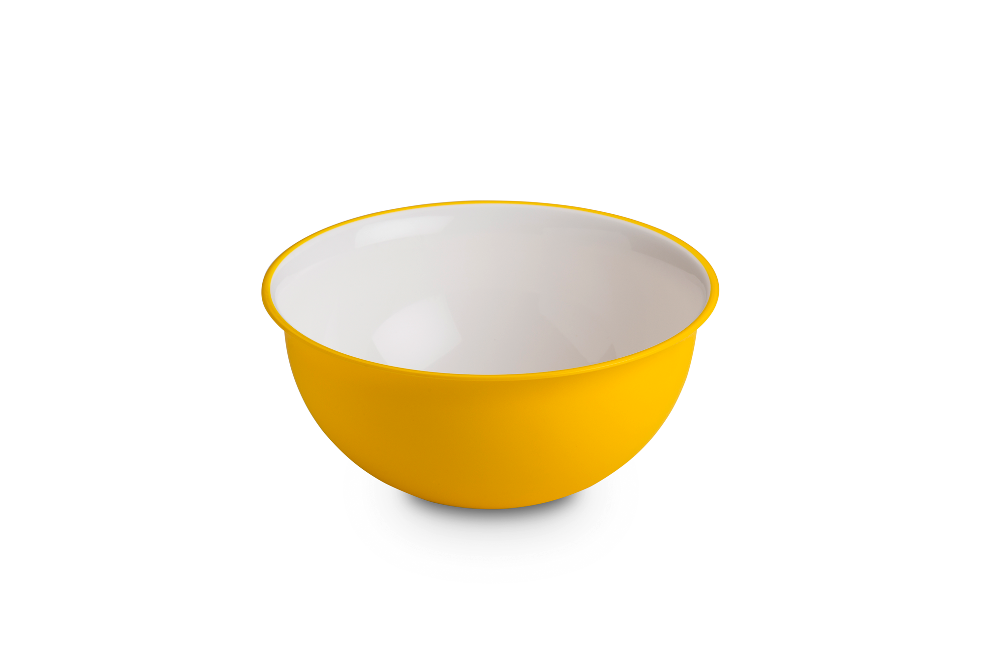Omada Salatschüssel 20 cm 1,7 Liter weiß gelb