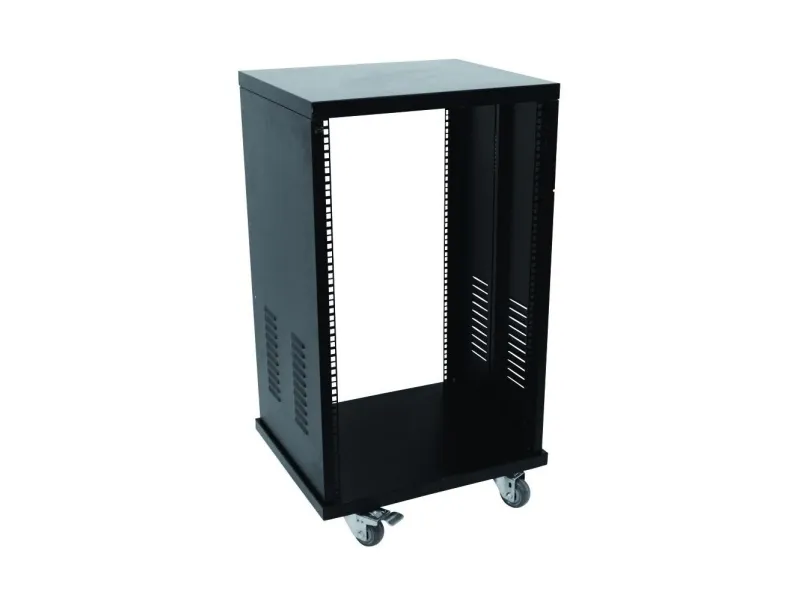 Omnitronic SR-19 19 tommers rack 24 U Stål inkl. hjul