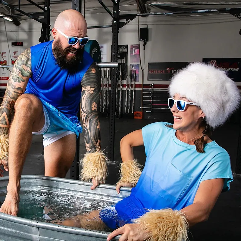 Goodr Sunglasses Iced By Yetis White
