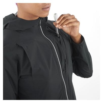 Veste imperméable Salomon Bonatti Trail Noir Femme