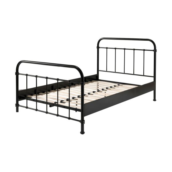 Vipack New York Bed Metaal Zwart 120 x 200 cm