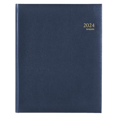 Agenda Lima Concorde - 1 semaine sur 2 pages - 21 x 27 cm - bleu - Brepols
