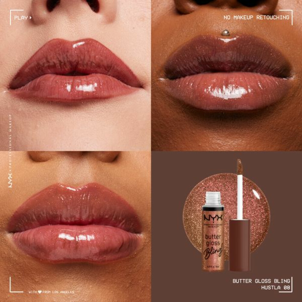 NYX Butter Gloss Bling Lipgloss Hustla8 ml