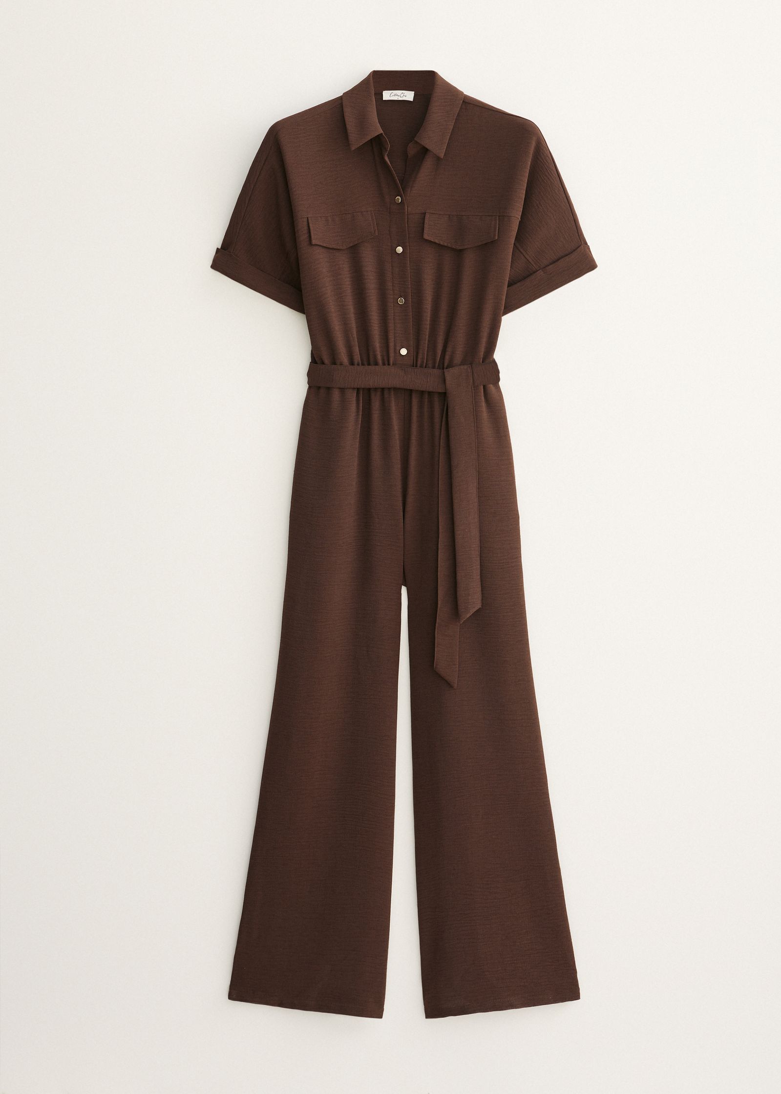 Jumpsuit met structuur