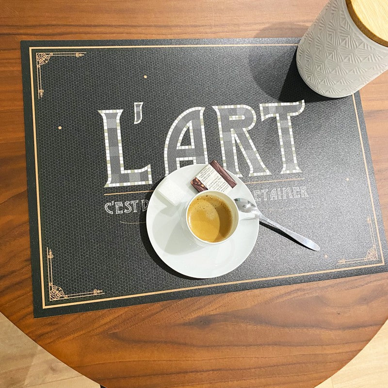 Lot de 4 sets de table L 40xl 30cm - ART RÉTRO 99deco