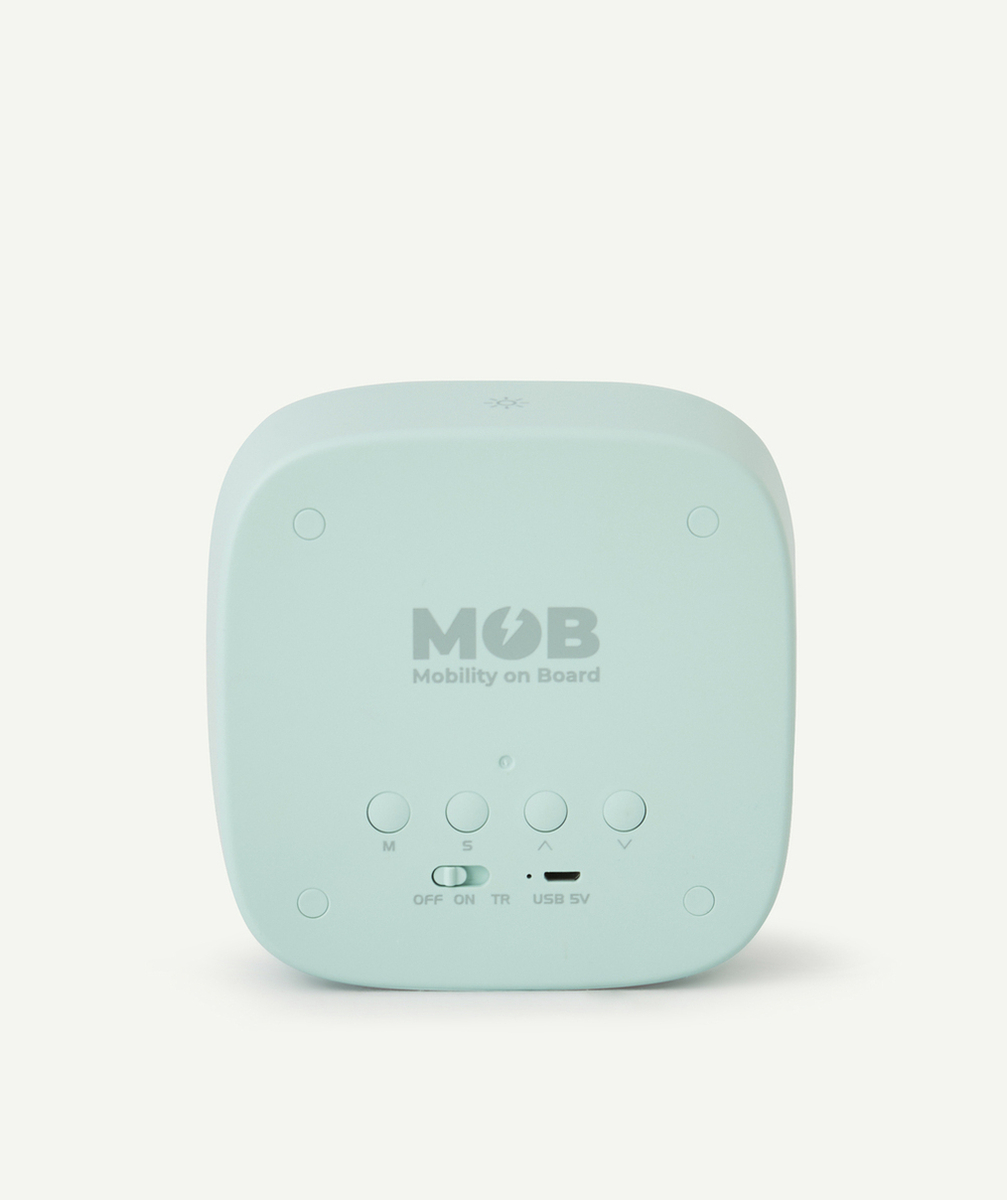 MOBVEILLEUSE ET REVEIL BILLY TURQUOISE