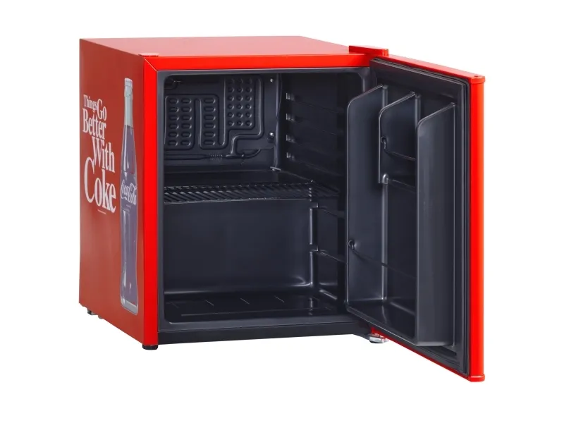 Scandomestic Coca-cola FiftyCube - Køleskab - bredde: 43 cm - dybde: 47.5 cm - højde: 51 cm - 48 liter