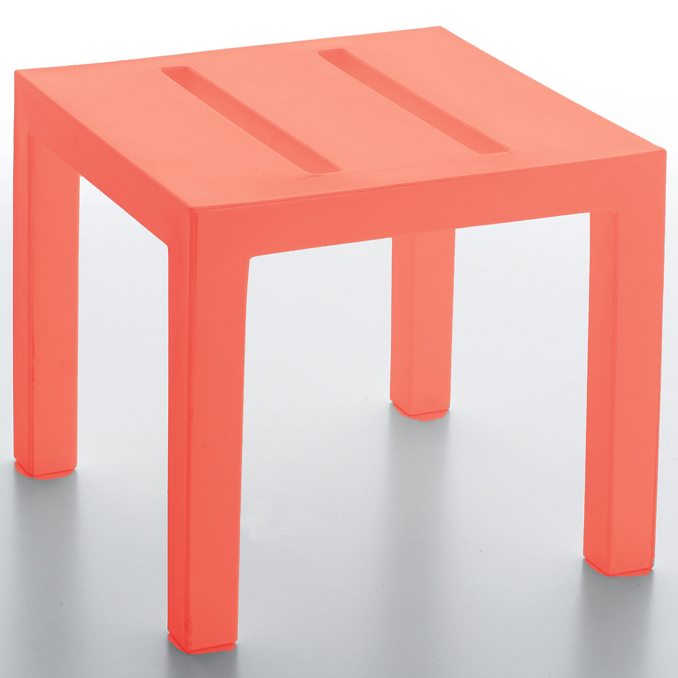 Serralunga Table handy design par luisa bocchietto corail - 45x40x45 cm