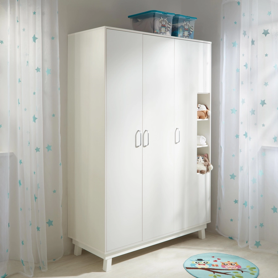 roba Kinderzimmer Nordic weiß 3-türig