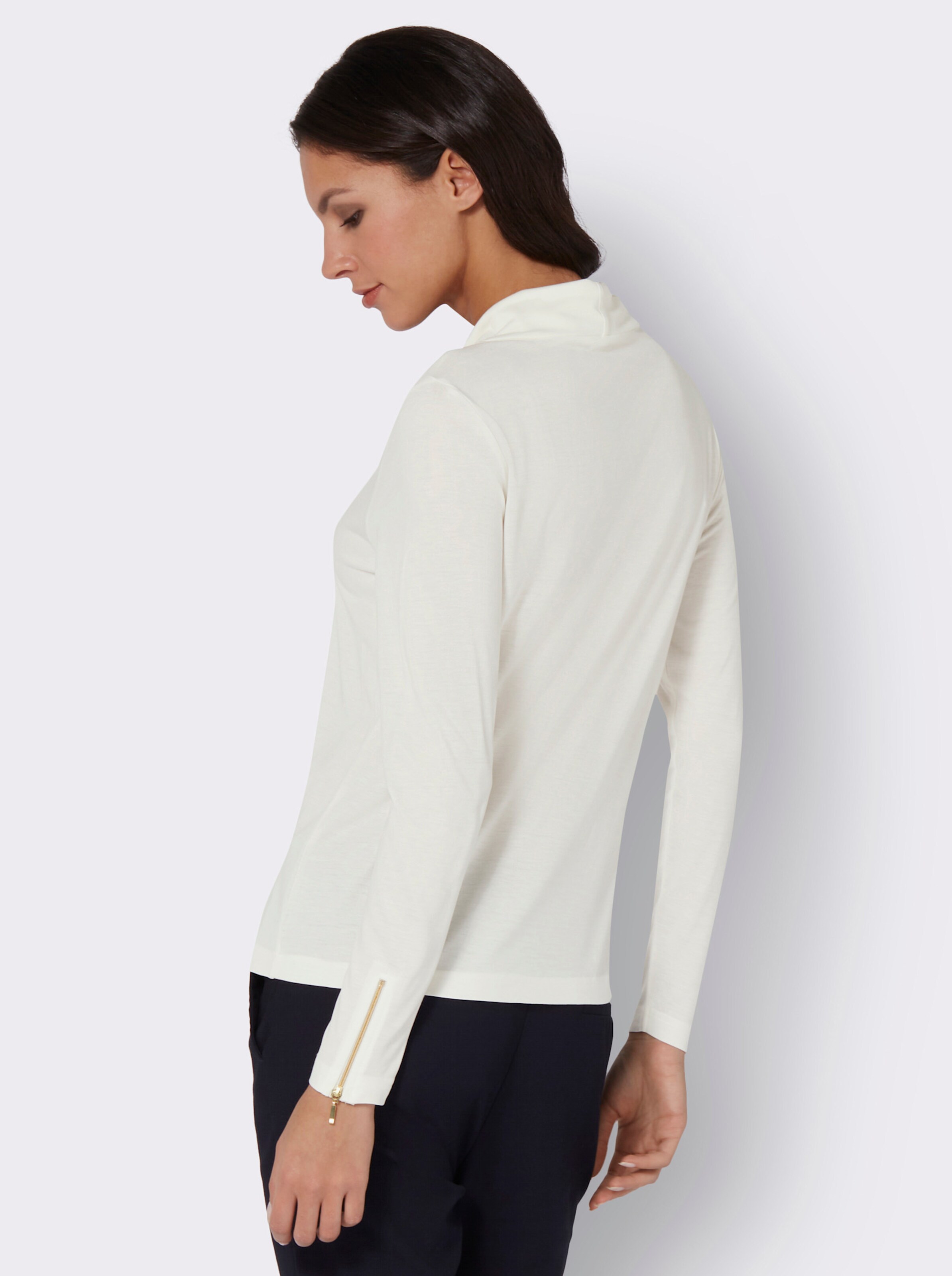 Rollkragen-Shirt