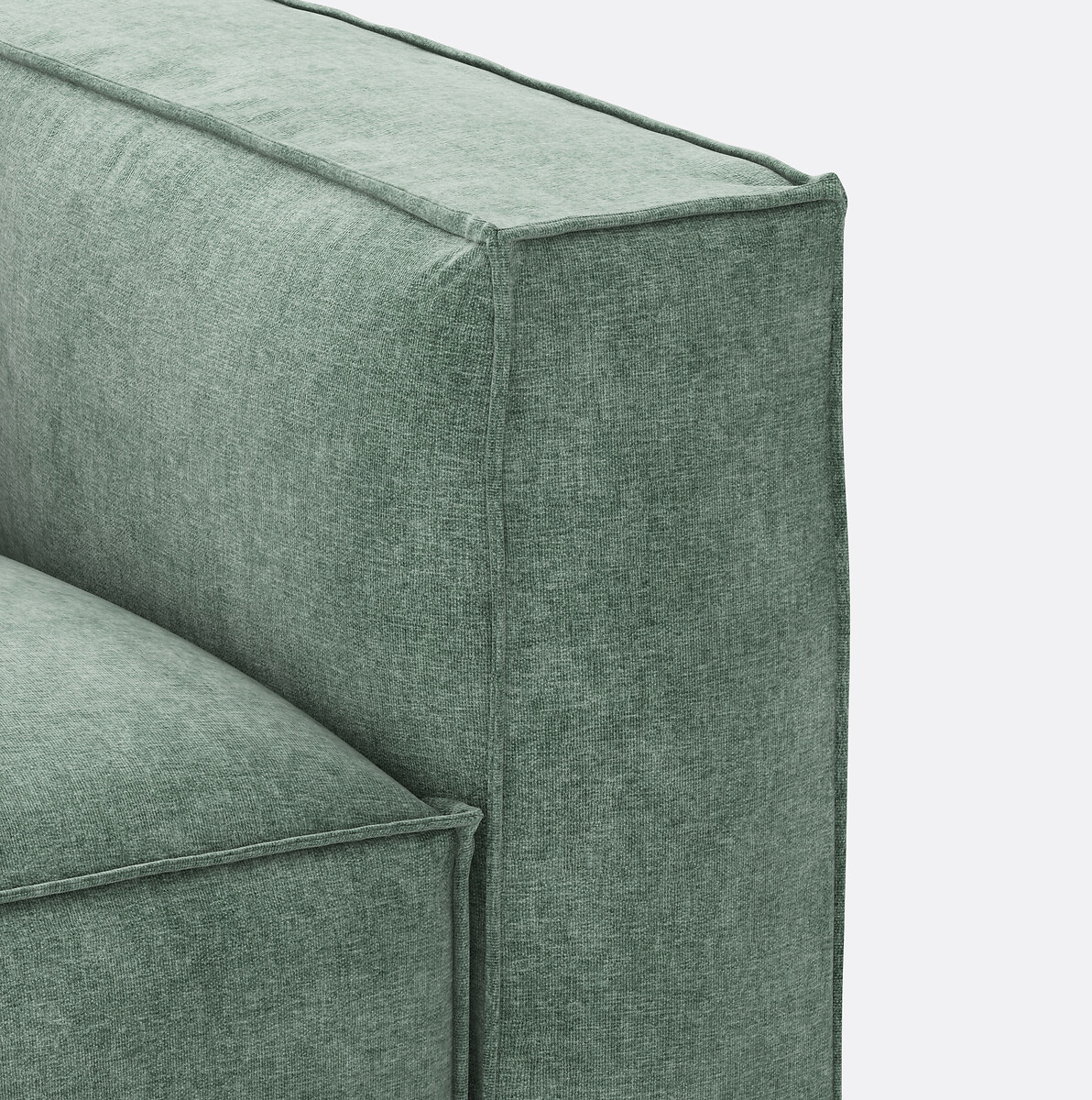 LA REDOUTE INTERIEURS<br>Assento modular, 3 lugares, veludo texturizado, Seven