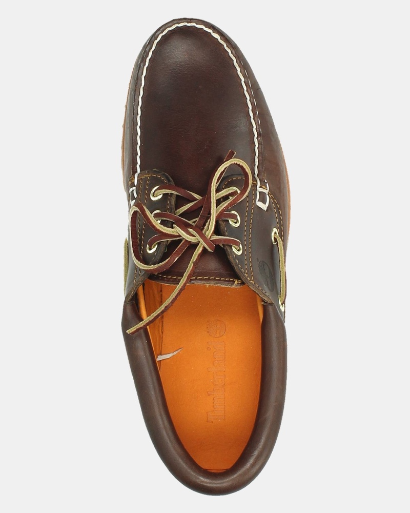 Timberland 3-Eye Lug Veterschoenen  - cognac