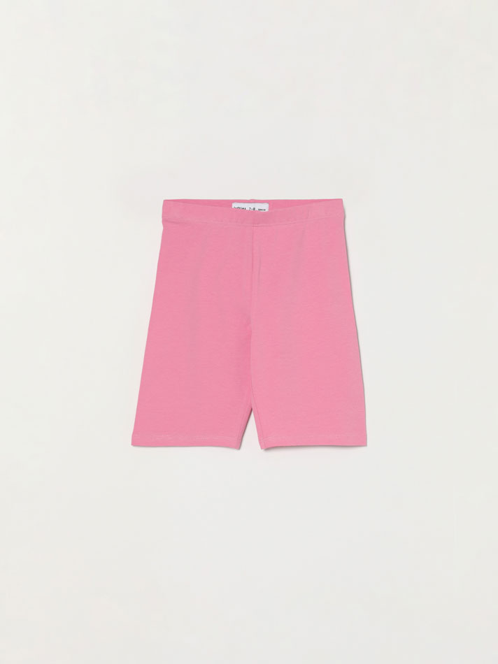 Conjunto de 4 peças composto por moletom, camiseta, shorts e leggings - Verde Pastel