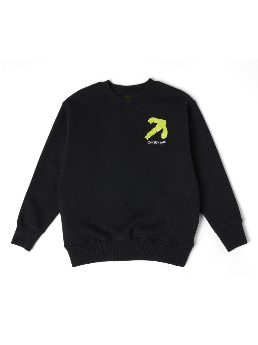 Off-White Arrow Acrylic Crewneck Sweater