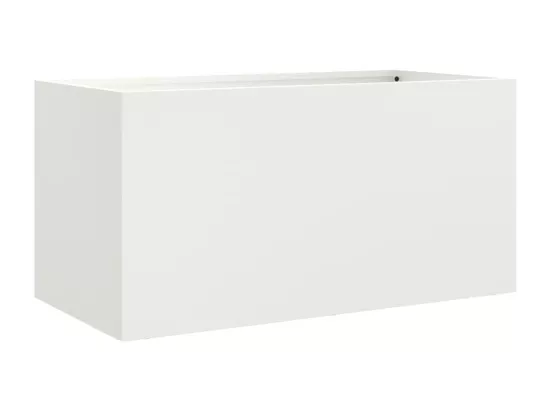 Jardinière bac lit surélevé blanche 62 x 30 x 29 cm 02_0037738