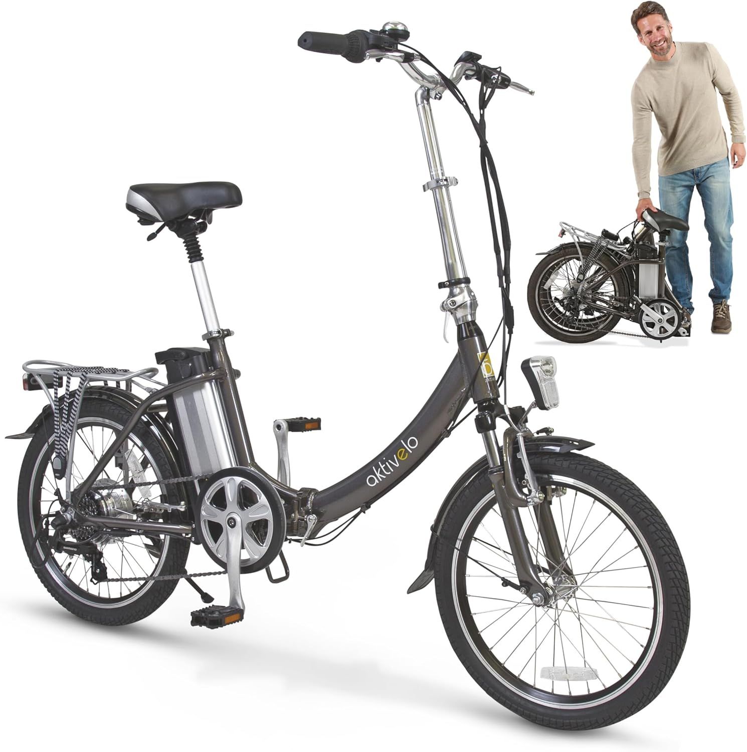 aktivelo Alu-Elektro-Faltrad »Sport«, 20 Zoll