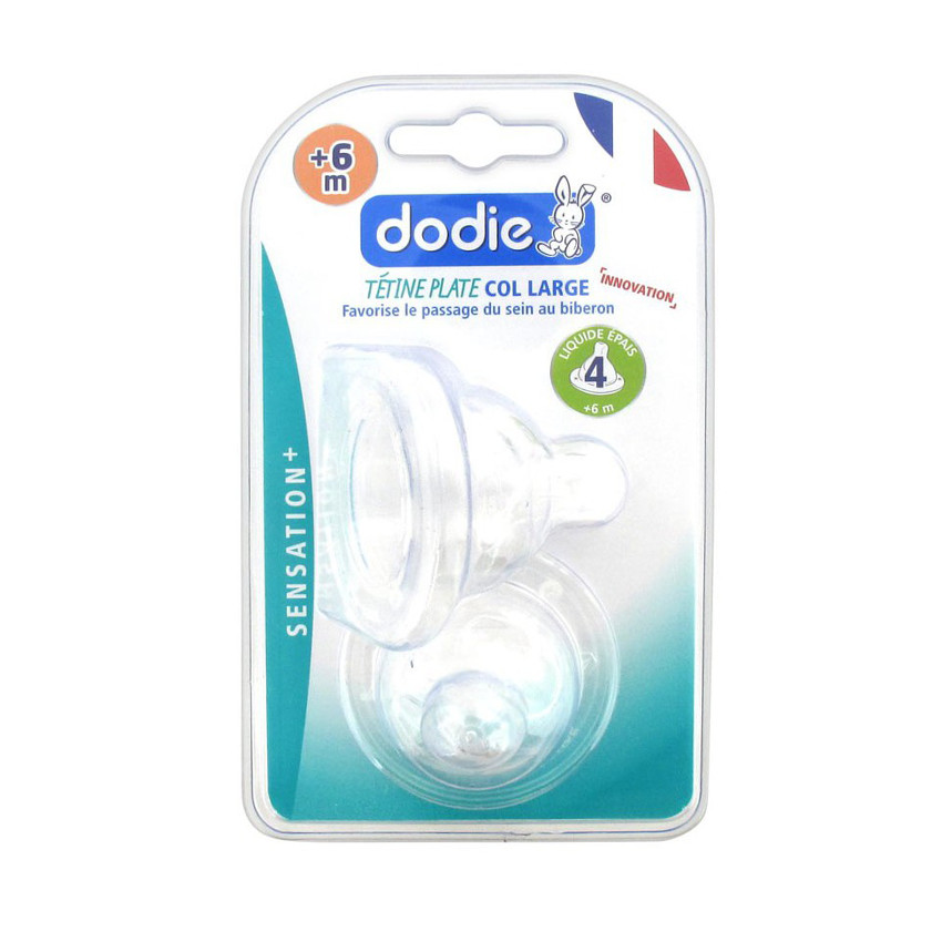 Set de 2 tétines Sensation+ débit 4 - Silicone 6m+